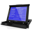 Belkin F1DC101P-DR OmniView 17 Inch Dual-Rail LCD Rack Console