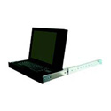 Recortec RMM-337 1U Rack Mount KVM Console w/Keyboard & 16mm Trackball