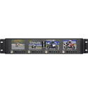 Delvcam DELV-MLCD35RM Quad 3.5 Inch Rackmount DELV-MLCD Series Monitor