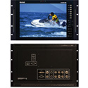 Marshall Electronics V-R151DP-AFHD High Definition 15In Rack Mount or Desktop LCD Monitor with all Digital/Analog HD/SD inputs and Advanced Function Features