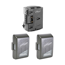 Anton Bauer ABP-900A 2 DIONIC 90 Batteries and 1 TWIN Charger