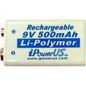 Li-Polymer 500 MaH 9 Volt Battery
