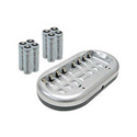 Lenmar PRO78 8-pack 2000mAh AA Ni-MH/Ni-Cd Rechargeable Batteries & Charger Kit
