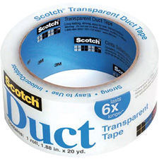 3M 2120 1.88 x 20 Yard Transparent Duct Tape