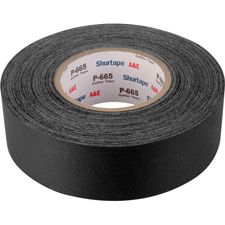 2 Inch Wide Black Permacel Cloth Tape 60 yards P665