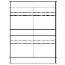 Audio Cassette Face Labels for Laser Printers