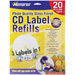 LabelMaker Gloss White Refills White 20 Pack