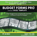 Budget Forms Pro Production Budget Forms for AICP / Video/Film/Music Video