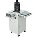 Multimedia Cart with Locking Cabinet