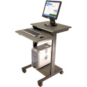 Luxor Prestige Series PS3945 39-45 Inch Adjustable Height Mobile Computer Workstation