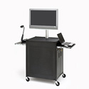 TC15FC Flat Panel 19 Inch Rack Carts - Holds Up to a 42 Inch Flat Panel Monitor