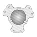 Road Case & Speaker Cabinet Heavy Duty Ball Corners