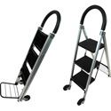 LadderKart 3 Step Heavy Duty Combo Ladder & Handtruck Cart