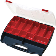 15 Compartment with 5 Large / 5 Small Parts & Connector Storage Case