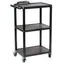 Buhl PC1642E A/V Cart - Polyethylene 4 Height Settings with Electric