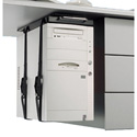 CPU Under Desk Mount With Slide Out and Swivel Access