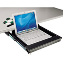 TecNec Under Desk Mount Lockable Laptop Drawer for Laptops Up to 17 Inch
