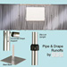 Draper PDR Black Velour Drape Panel