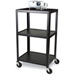 Bretford 24W x 18D x 42H AV Cart with 3 Shelves
