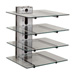 Peerless PM610S 4 Component Electronics Tower SILVER