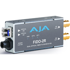 AJA Video FiDO-2R & FiDO-2T Dual-Channel SDI / Fiber Converters