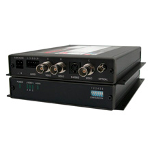 Communications Specialties 7821 1310nm HD/SD Component / S-Video / Composite / 2 Ch Analog Audio Receiver with ST Connectors