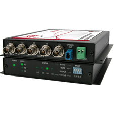 Communication Specialties Fiberlink 3360 3G/HD/SD-SDI & 4 Pair AES Audio Series