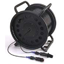 Military Spec Tactical 2 OpticalCON Fiber Cable with Reel - 500 Foot