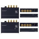 Kramer 673T/673R 4-Channel 3G HD-SDI Over Fiber Optic Transmitter & Receiver