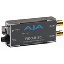 AJA Video FiDO-R-SC Single Channel SC Fiber to SDI Converter with Dual SDI Outputs