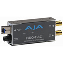 AJA Video FiDO-T-SC Single Channel SDI to SC Fiber Converter with Looping SDI Output