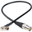Laird Red One Video 3G SDI DIN RA 1.0/2.3 to BNC-F Adapter - 1 Foot - Black