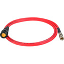 Laird Red One Camera 3G SDI DIN 1.0/2.3 to BNC Male Adapter Cable - 3 Foot - Red