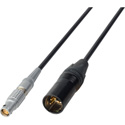 Laird 12V DC Power Adapter Cables - Lemo 1B 6-Pin Female to 4-Pin XLR Male for Red Epic & Scarlet Cameras
