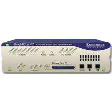 Ensemble Designs BrightEye 57 3G/HD/SD/Composite Test Signal and Sync Pulse Generator with Audio