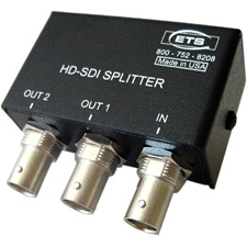 ETS PV991 HD-SDI Splitter; 1 FBNC to 2 FBNC