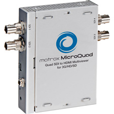Matrox MicroQuad Quad SDI to HDMI Multiviewer for 3G/HD/SD
