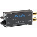 AJA Video FiDO-R-ST Single Channel ST Fiber to SDI Converter with Dual SDI Outputs