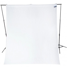 Westcott 9x10ft Wrinkle Resistant Cotton Background High-Key White Backdrop