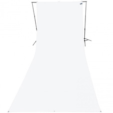 Westcott 9x20ft Wrinkle Resistant Cotton Background - High-Key White Backdrop