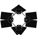 Lowel IP-20 4 Leaf Barndoor Set for Pro and i-Light