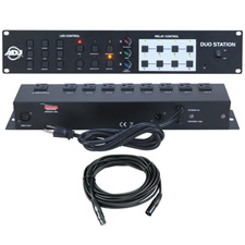 American DJ DUO Station - 3-Channel RGB LED Controller and 8-Chan Switching System
