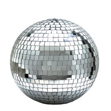 Eliminator Lighting 8 and 12 Inch Mirror Ball w/Hanging Ring