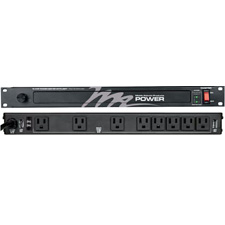 PDLT-815RV-RN Rack Light with 15 Amp Power Distribution and Surge Suppression Status Notification