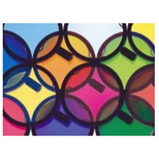 Color FX 36gels-Canary-Light red-Salmon Pink-Deep Pink-Deep Lavender-Sky blue-It
