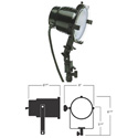 Smith Victor 765-UM 600-Watt Quartz Light with Umbrella Mount