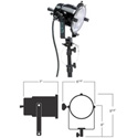 Smith-Victor 710SG 600-Watt Focusing Spot Quartz Light