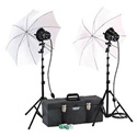 Smith Victor 2-Lightr Toolbox Kit with Umbrellas 1200W(total)