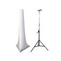Scrim Werks 15FT High Crank Stand Slip Screen - White