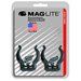 Maglite ASXD026 D-Cell Mounting Brackets. Set of 2